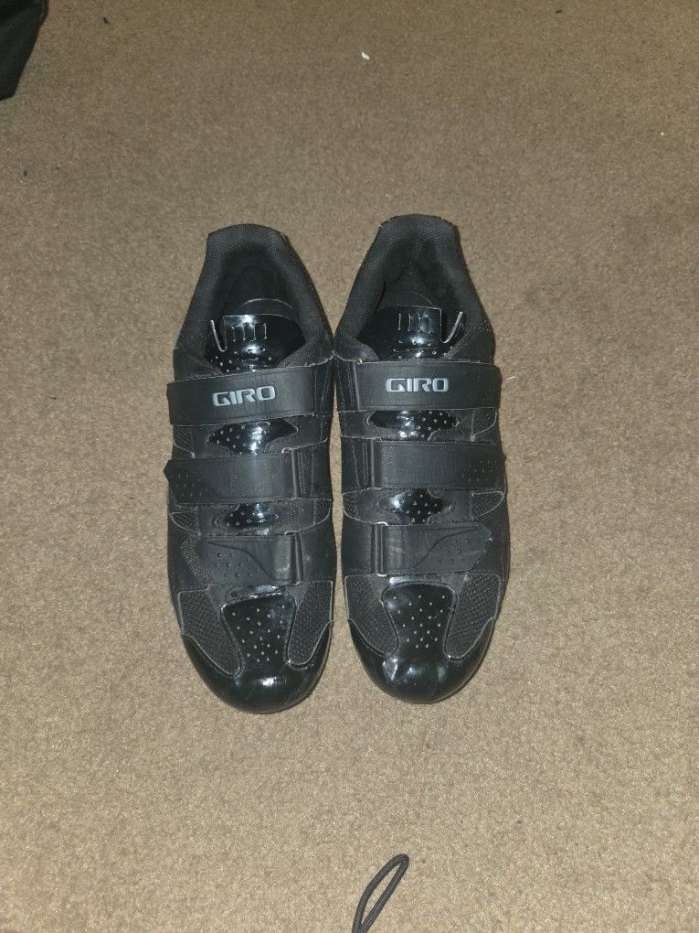 Giro Black Cycling Shoes Cleats Size 13 EURO 47