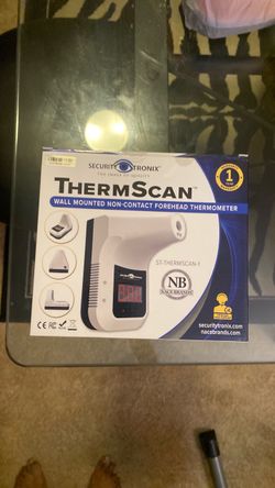 Wall mounted no contact thermometer