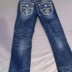 size 34 blue rock revivals