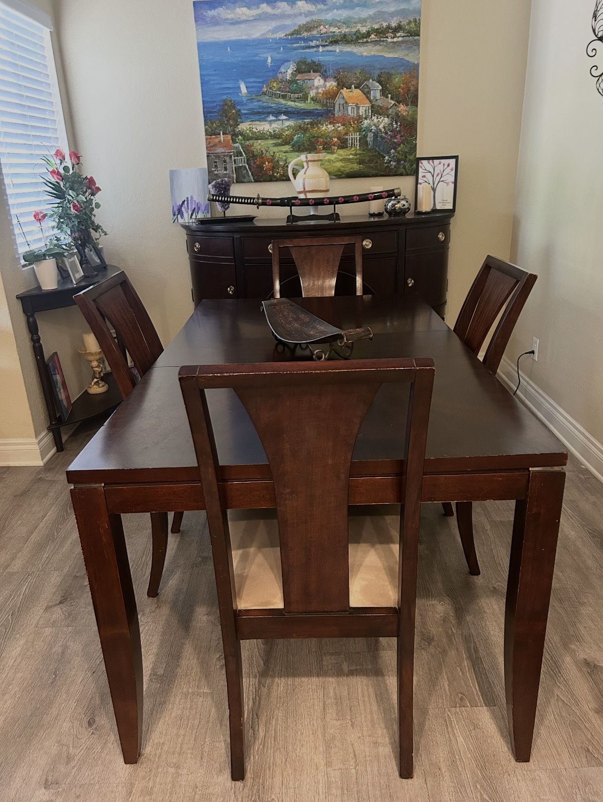 Table And 4 Chairs 