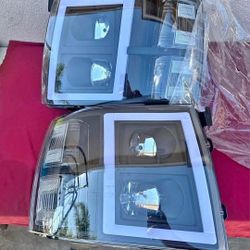 07-13 Chevy Silverado & HD Models LED Headlights Faros Calaveras Micas Luces 