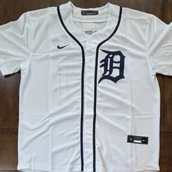 Detroit Tigers Kerry Carpenter White Jersey Adult Large NWT