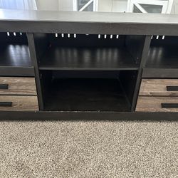 Brown/Black Tv Stand 