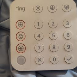 Brand New Ring Keypad With Adapter For Continuous Power