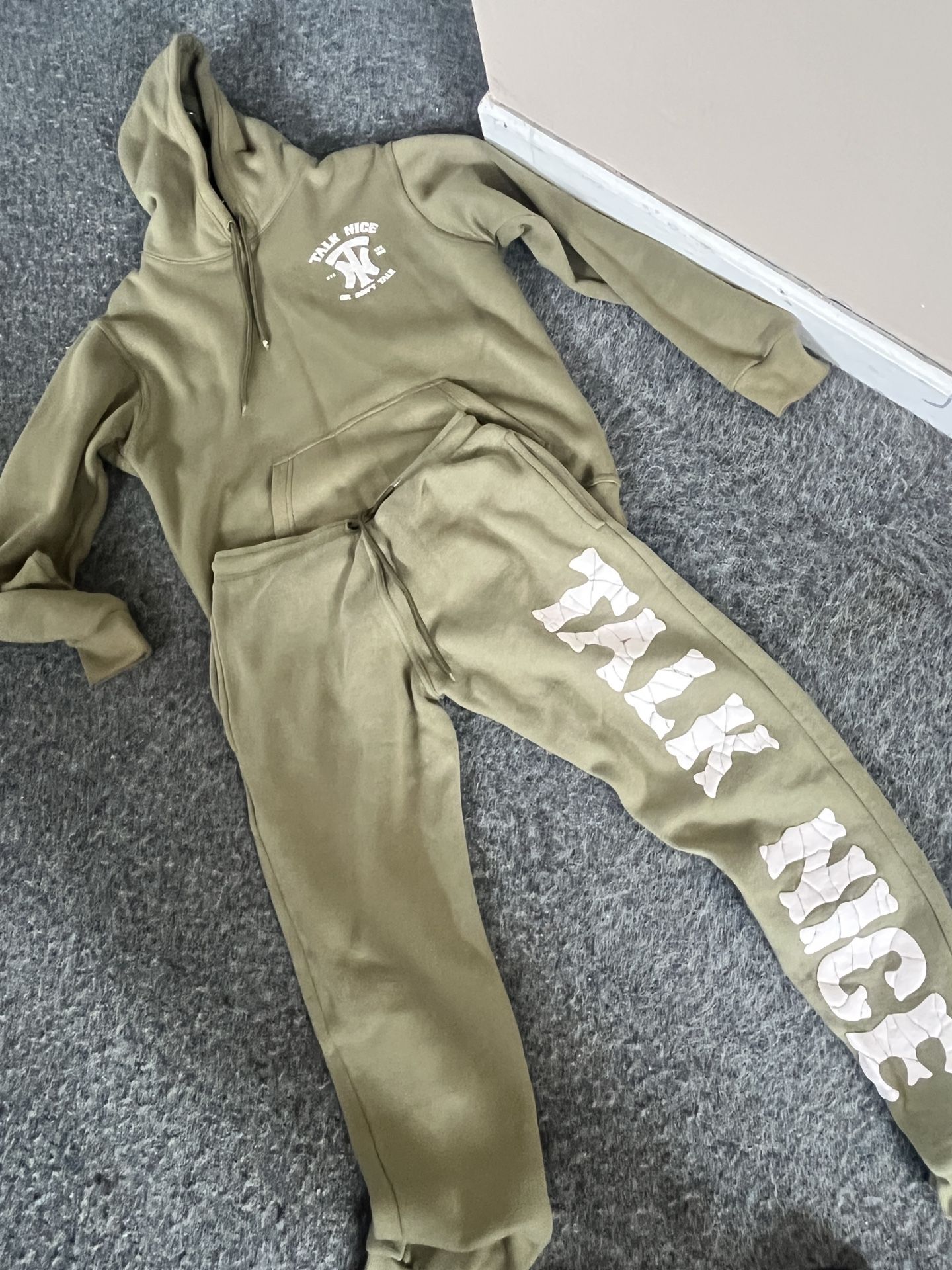Talk Nice Sweat Suit size M: $50
