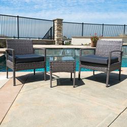 NEW 3-Piece Wicker Set