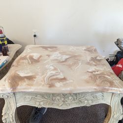 Pair of Marble End Tables