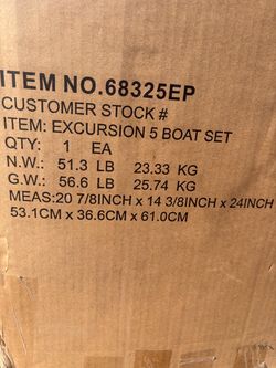 Excursion boat set