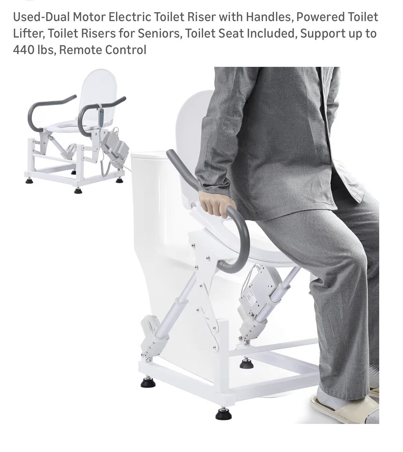 Lift Toilet Electric Seat. $240