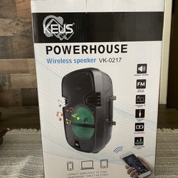 8” Bluetooth Rechargeable Speaker Keus With LED Display Lights 🔊🎶🎶