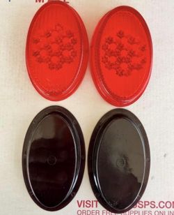 vw NOS early 55-61 glass tail light lenses