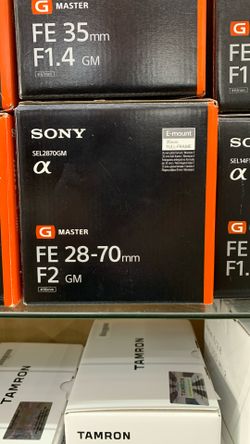 Sony Lens G-Masters 28-70mm F2
