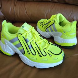 New Women's/Youth Adidas EQT Gazelle Solar Yellow Black White SIZE 7 WOMEN or 6Y