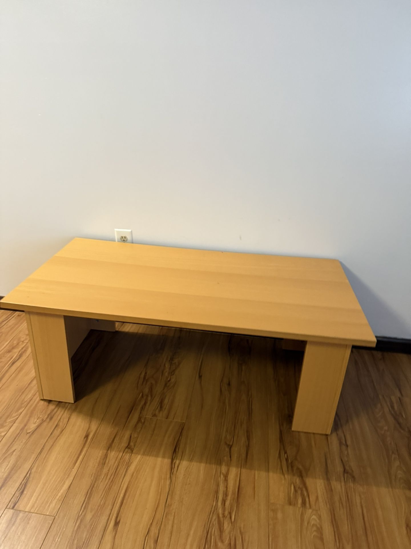 Ikea Wood Coffee Table In Excellent Condition