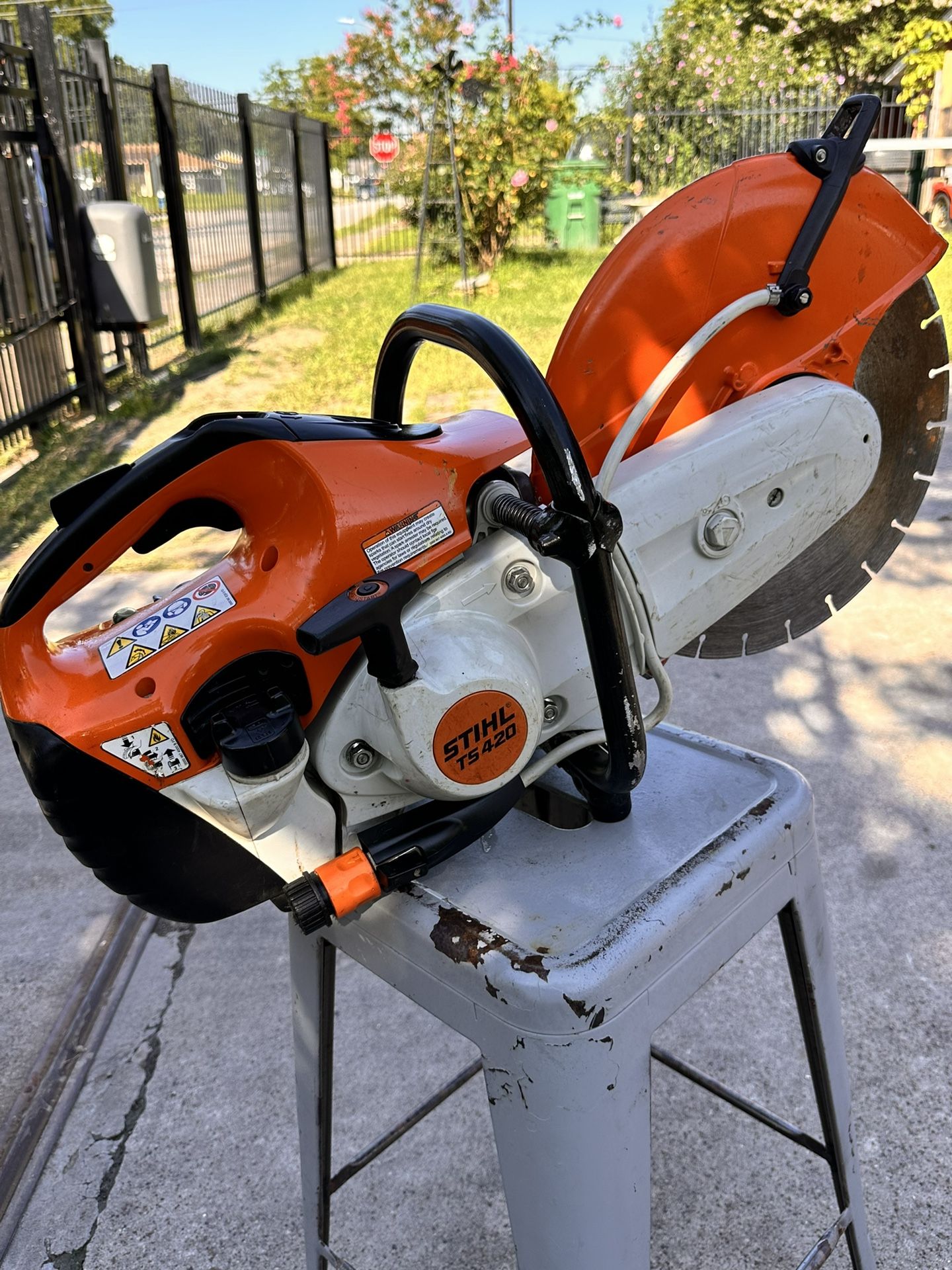 📌STIHL TS 420 Cutquik 14 in. Gas Cut-Off Saw👉( PRECIO FIRME NADA MENOS👉$650 like new