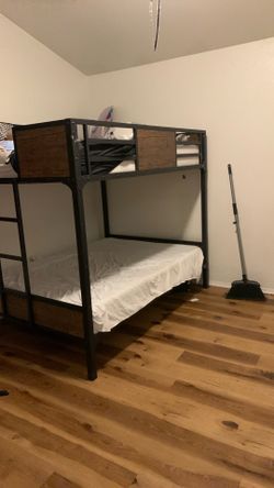 Two full size bunk bed with mattress’s