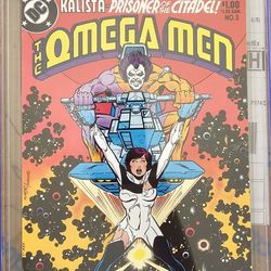 Omega Men #3 CGC 9.6 Graded Comic Book.