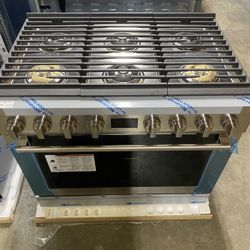 Electrolux  ECFG3668AS Freestanding Gas Range with 6 Burners