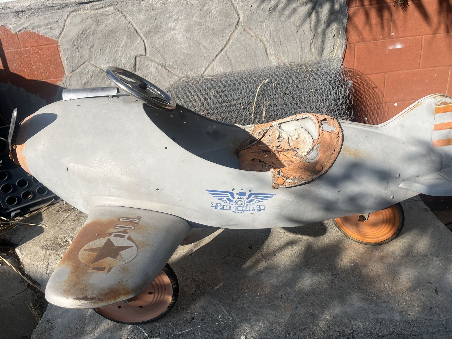 置物 40s vintage plane Europe 1940s Vintage Plane