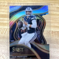 Dak Presscott Silver die cut club level