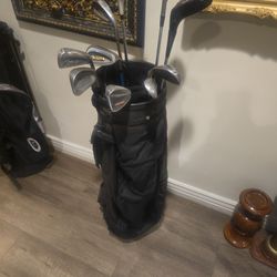 10 GOLF CLUBS WITH GOLF BAG, GREAT GOLF SET FOR BEGINNERS