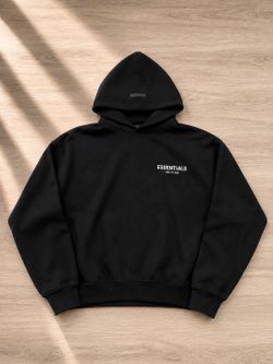 Brand New Fear of God ESSENTIALS Hoodie – Black