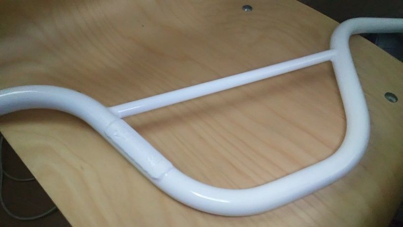 NEW Bassett BMX custom white cruiser handlebars bars uncut/unused for 24" 26" SE etc