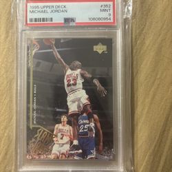 Michael Jordan basketball card PSA graded