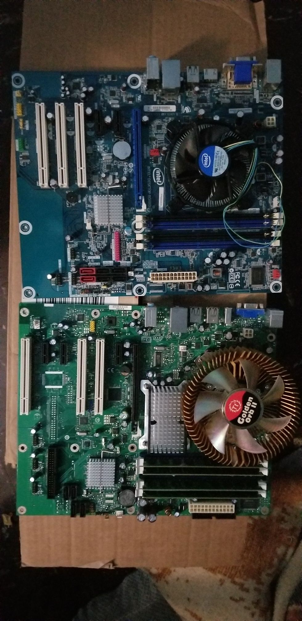 Intel ga-55-usb3 cpu q6600 8gb ddr2 / DH55HC i3-550