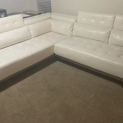 Leather Couch And Tv Stand $800