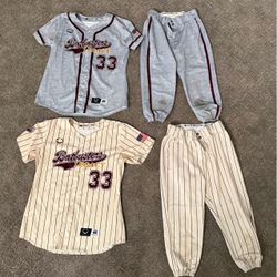 🥎 #33 and #3 -BATBUSTERS LEGACY / EVOSHIELD SOFTBALL GEAR & UNIFORM LOT — MULTIPLE SIZES 🥎