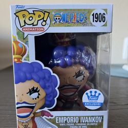 IN HAND EXCLUSIVE Emporio Ivankov One Piece Funko Pop #1906 Anime Animation TV