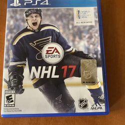 NHL 17 PS4 