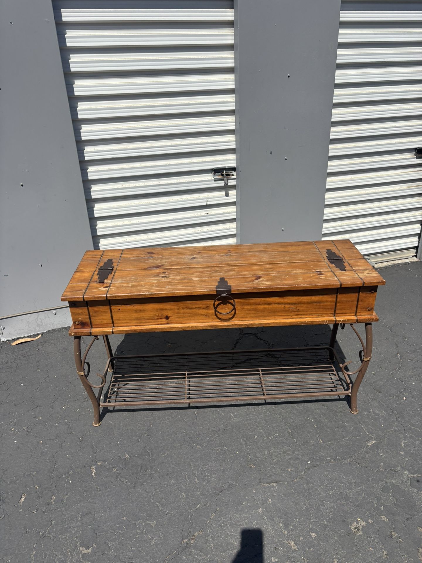 Side Table with Storage