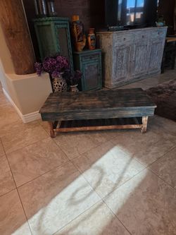 Rustic bench /coffee table