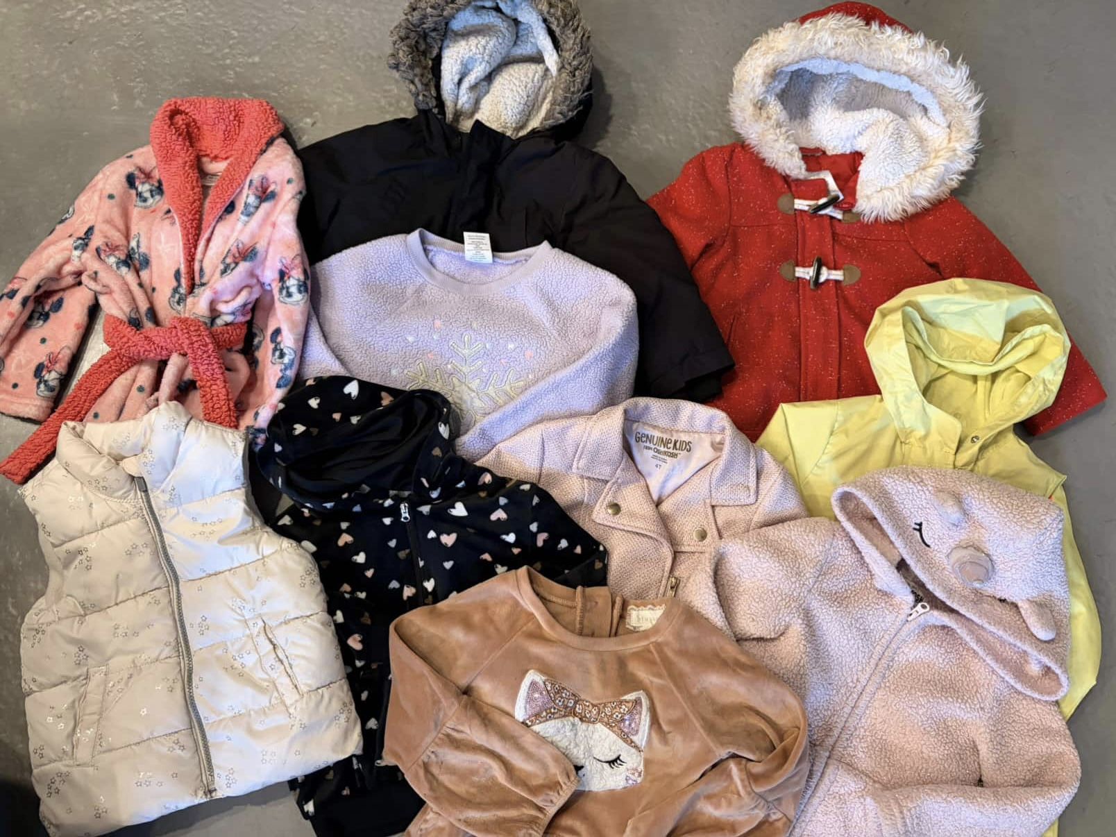 Toddler Girl Sweater /Jackets Bundle Size 3t 10pc