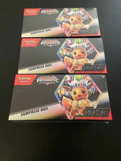Pokémon TCG prismatic evolutions surprise box