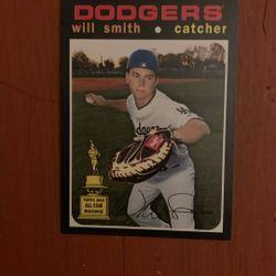 Los Ángeles Dodgers Will Smith Catcher Rookie Baseball Card