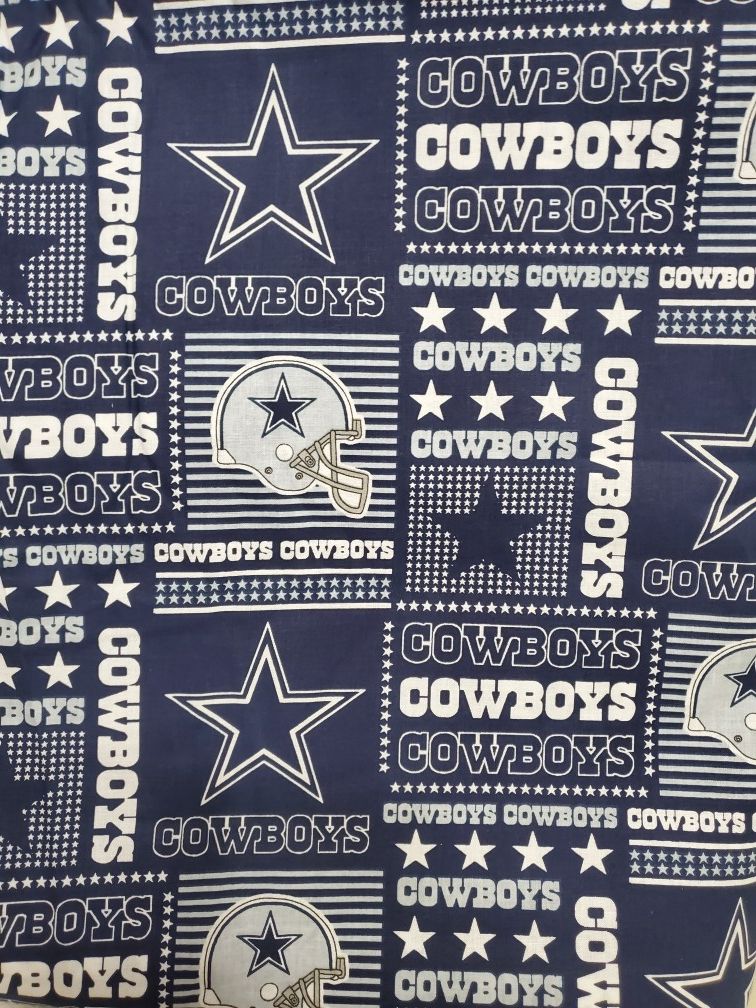 Dallas Cowboys Fabric 100% Cotton 1 yard