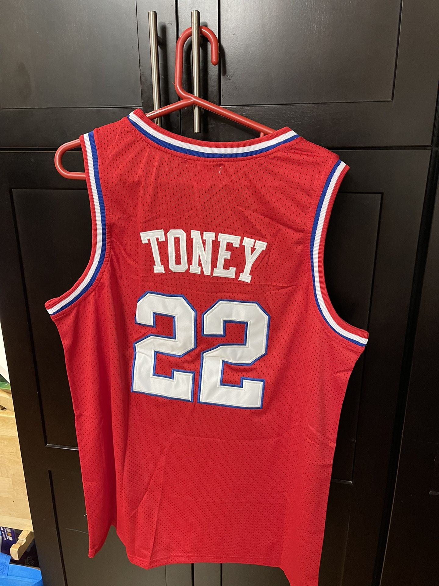 New Custom Andrew Toney Sixers Jersey Size 2XL 