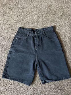 Black baggy shorts