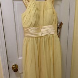 Women’s Yellow Dress, New, Size 14