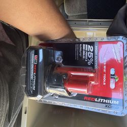 M12 5.0 ah high output battery  Milwaukee