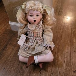 Collectible Porcelain Doll FLAW