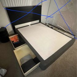 Queen Storage Base Bed