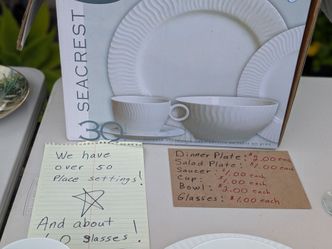 GIBSON SEACREAST EVERYDAY DINNERWARE