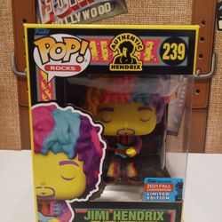 Funko Pop ! 2021 Fall Convention Limited Edition Black LightJim Hendrix