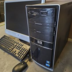 Hp Computer PC Desktop Tower Set, 1TB HDD, 8GB RAM, Windows 10 Pro, DVD DRIVE,  22-Inch Monitor,  Keyboard,  Mouse 