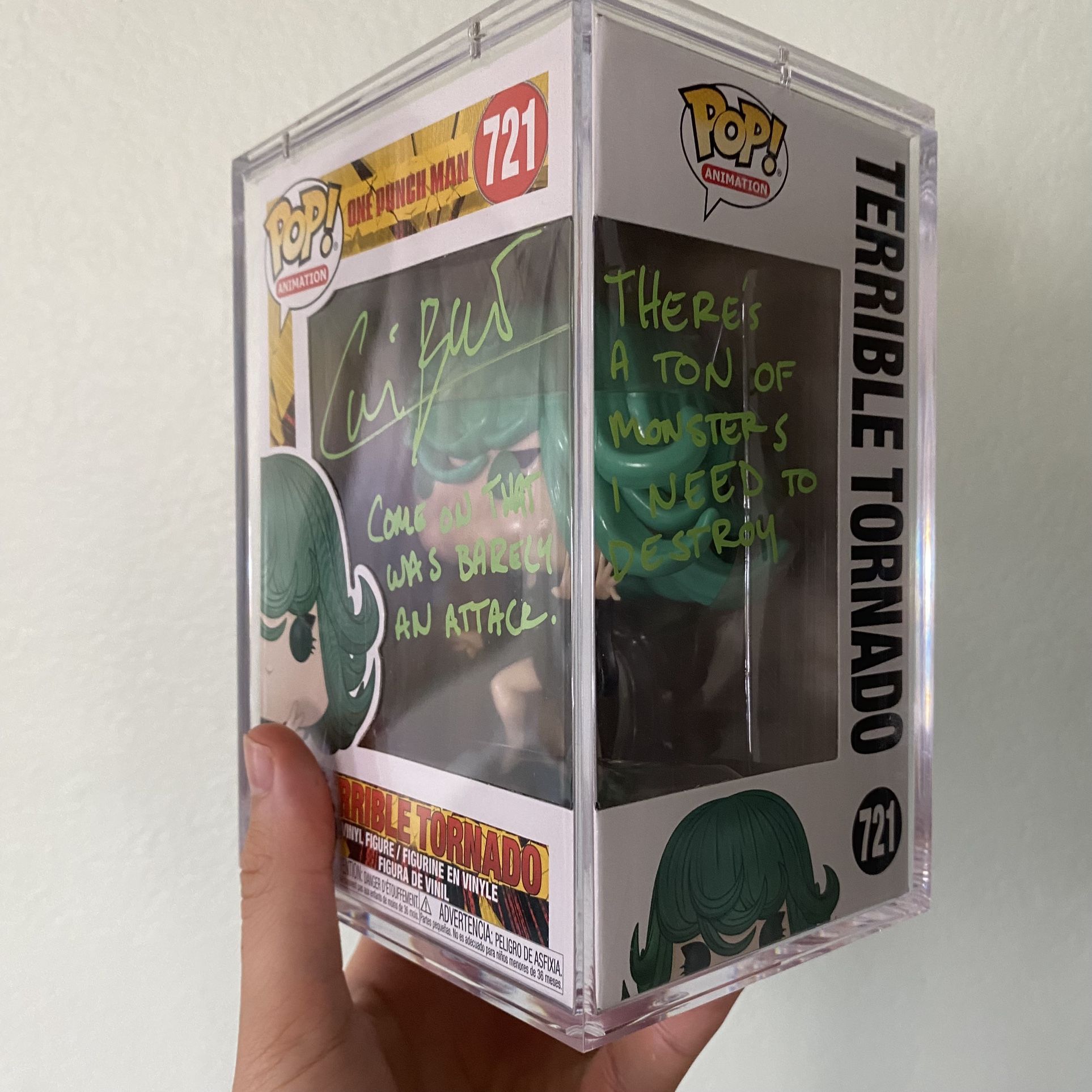 Signed Terrible Tornado Funko Pop