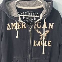 Dark blue American Eagle Jacket Size S/P but could fit medium Great condition